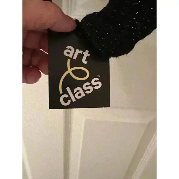 Art Class Girls Black Shimmer Hi/lo Top 10/12 - Picture 4 of 6